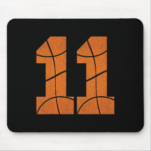 11th Birthday Bysketbyll Boys Kids  Mouse Mat