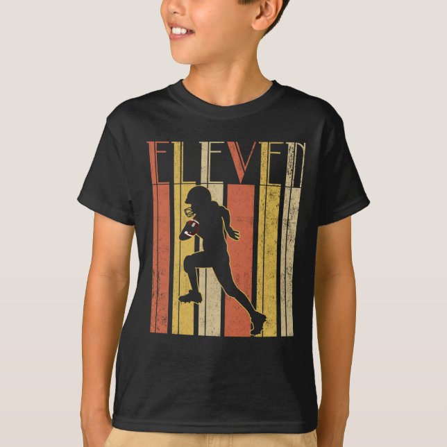 11th Birthday Football Boys T-Shirt (Front)