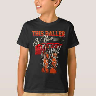 11th Birthday For Boy Basketball 11 Years Old Kid T-Shirt