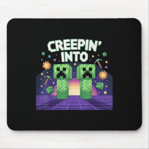 11th Birthday Gamer Pixel Creepin’ Into 11 Video G Mouse Mat