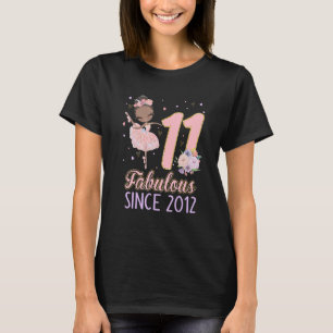 11th Birthday Girl Outfit Ballerina Dancer Ballet T-Shirt