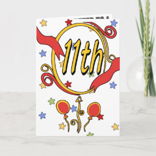 11th Birthday Party Invitations