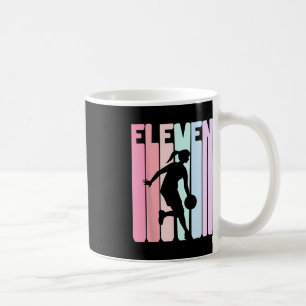 11th Birthday Retro Basketball Player 11 Years Old Coffee Mug