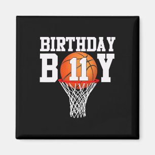 11th Birthday Sport 11 Years Old Basketball 11 Boy Magnet