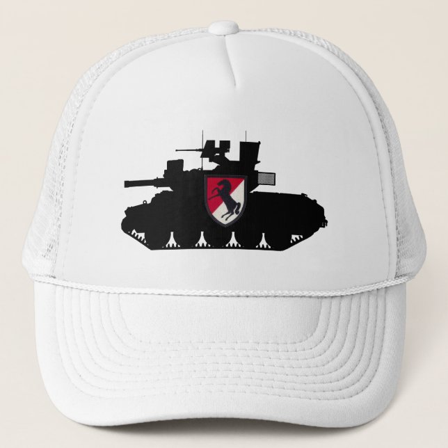 11th Cavalry "Blackhorse" M551 Mesh-Back Hat (Front)