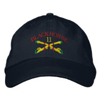 11th Cavalry Sabres Embroidered Hat