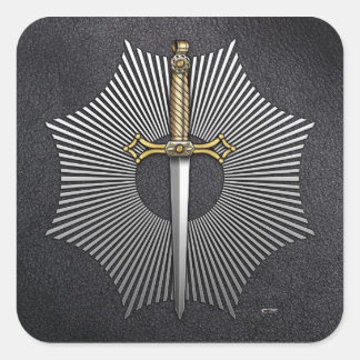 11th Degree: Sublime Master Elected Square Sticker