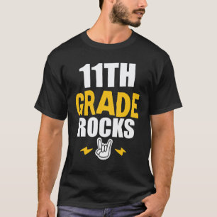 11th Grade Rocks Back To School Eleventh Grade Tea T-Shirt