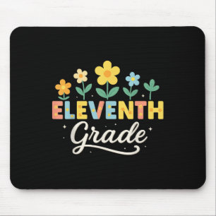 11th Grade Wildflower Floral Back To School Teache Mouse Mat