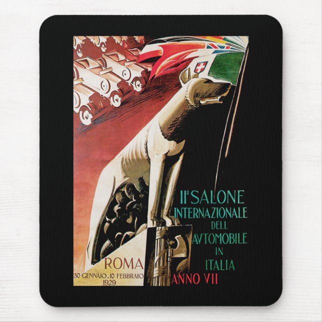 11th Salone Internazionale Automobile ~ Roma Mouse Mat (Front)