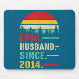 11th Wedding Anniversary Him Epic Artwork Mouse Mat