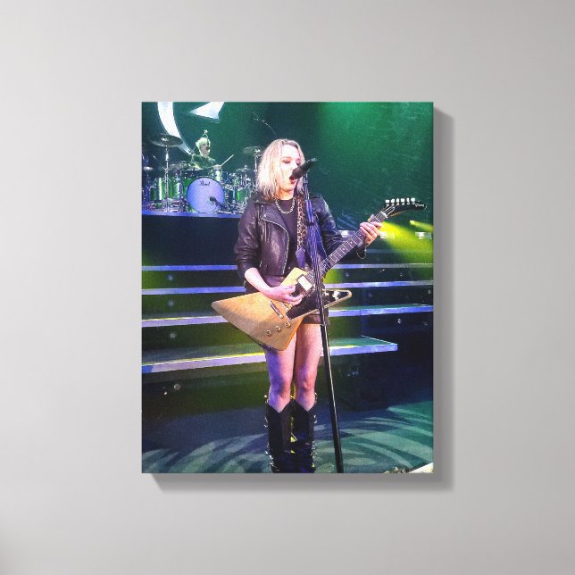 11x14 Lzzy Hale Halestorm Canvas Rock N Roll (Front)