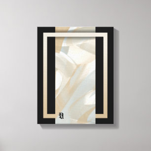 11x14" Sandy Tornado Trend Abstract Art Beige Canvas Print