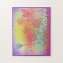 11x14 Springtime Puzzle with Gift Box