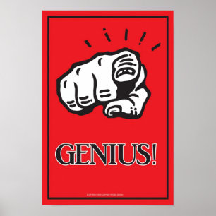 11x16 Genius Poster