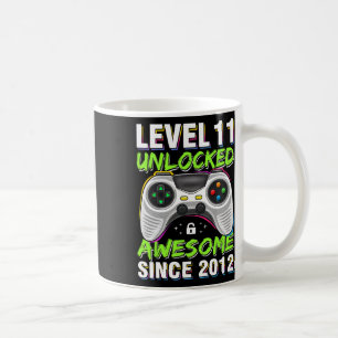 11yr Bday Son Boy Funny Gamer 11th 11 Year Old Bir Coffee Mug