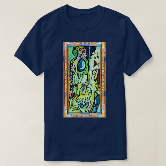 12000pixel500dpi Wassily Kandinsky St Georg II Dig T-Shirt (Design Front)
