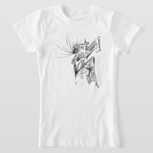 120 Black White Abstract Tribal Tattoo Art T-Shirt