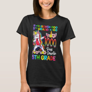 120 Days Of 5th Grade - 120th Day Of School Dabbin T-Shirt