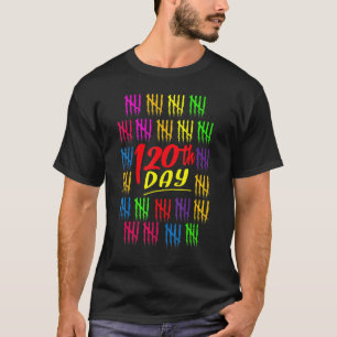 120 Days Of School  Math Teacher  Women T-Shirt