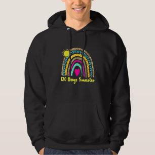 120 Days Smarter Teacher Girl Boy Funny 2 22 22 Ev Hoodie