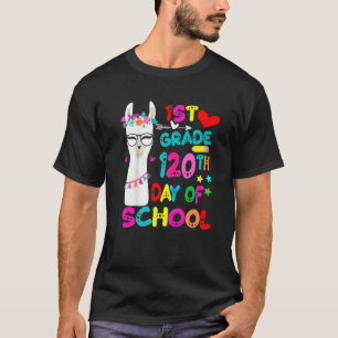 120th Day Of School No Prob Llama Happy 120th Day  T-Shirt