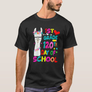 120th Day Of School No Prob Llama Happy 120th Day T-Shirt
