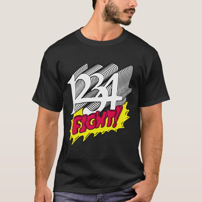 1234 Fight T-Shirt (Front)