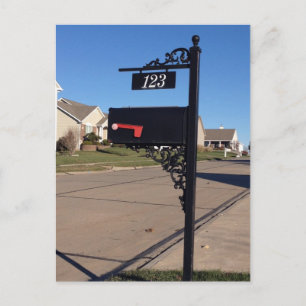 123 mailbox postcard
