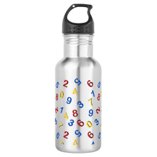 123 Numbers Red Yellow Blue 532 Ml Water Bottle
