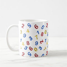 123 Red Yellow Blue Coffee Mug