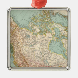 12526 Canada, Alaska, Greenland Metal Tree Decoration