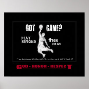 #125 (Matte) Basketball Poster