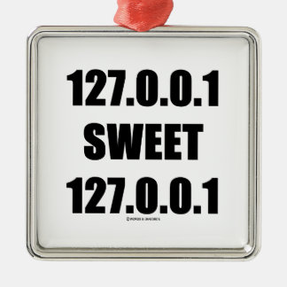127.0.0.1 Sweet 127.0.0.1 (Home Sweet Home Geek) Metal Tree Decoration