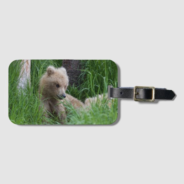 128 Grazer's Smallest Cub - Luggage Tag 2 (Front Horizontal)