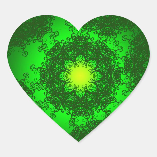 128 HEART STICKER (Front)