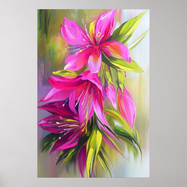 1296 Floral Poster (Front)