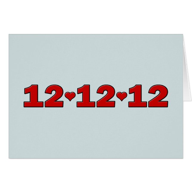 12.12.12 Hearts (Front Horizontal)