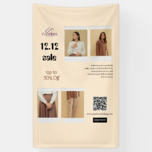 12.12 Fashion Sale Flyer – Up to 30% Off Banner