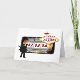 12.13.14 ELOPED In Fabulous Las Vegas Card