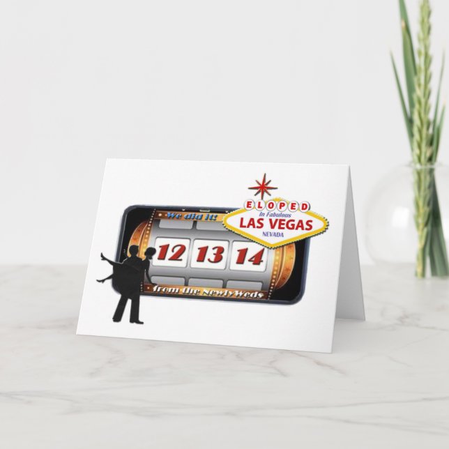 12.13.14 ELOPED In Fabulous Las Vegas Card (Front)