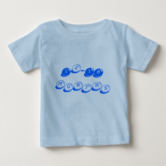'12-18 months' blue candy t-shirt