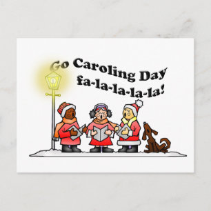 12-20 Go Caroling Day Postcard