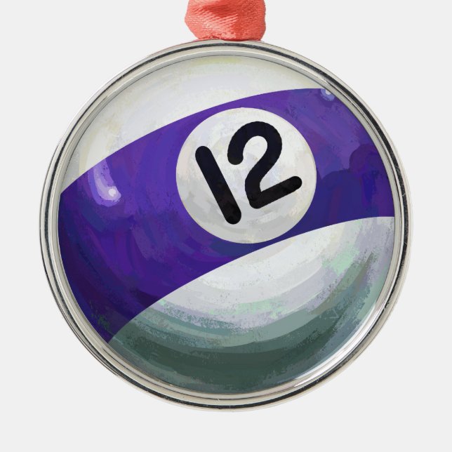 12 Ball Metal Tree Decoration (Front)