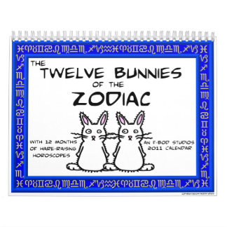 12 Bunnies of the Zodiac 2011 Calendar