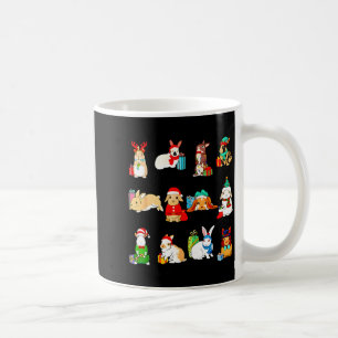 12 Bunny Of Christmas Bunny Rabbit Christmas Xmas  Coffee Mug