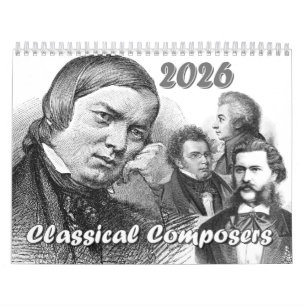 12 Composers / 12 Combinations, 2026  Calendar