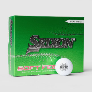 12 Custom Personalised Srixon Soft Feel Golf Balls