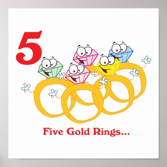 12 days five gold rings poster (Front)