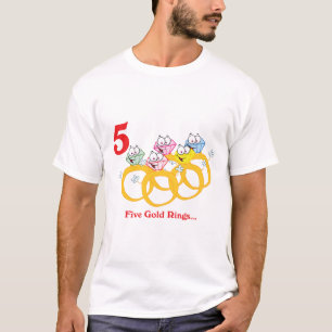 12 days five gold rings T-Shirt